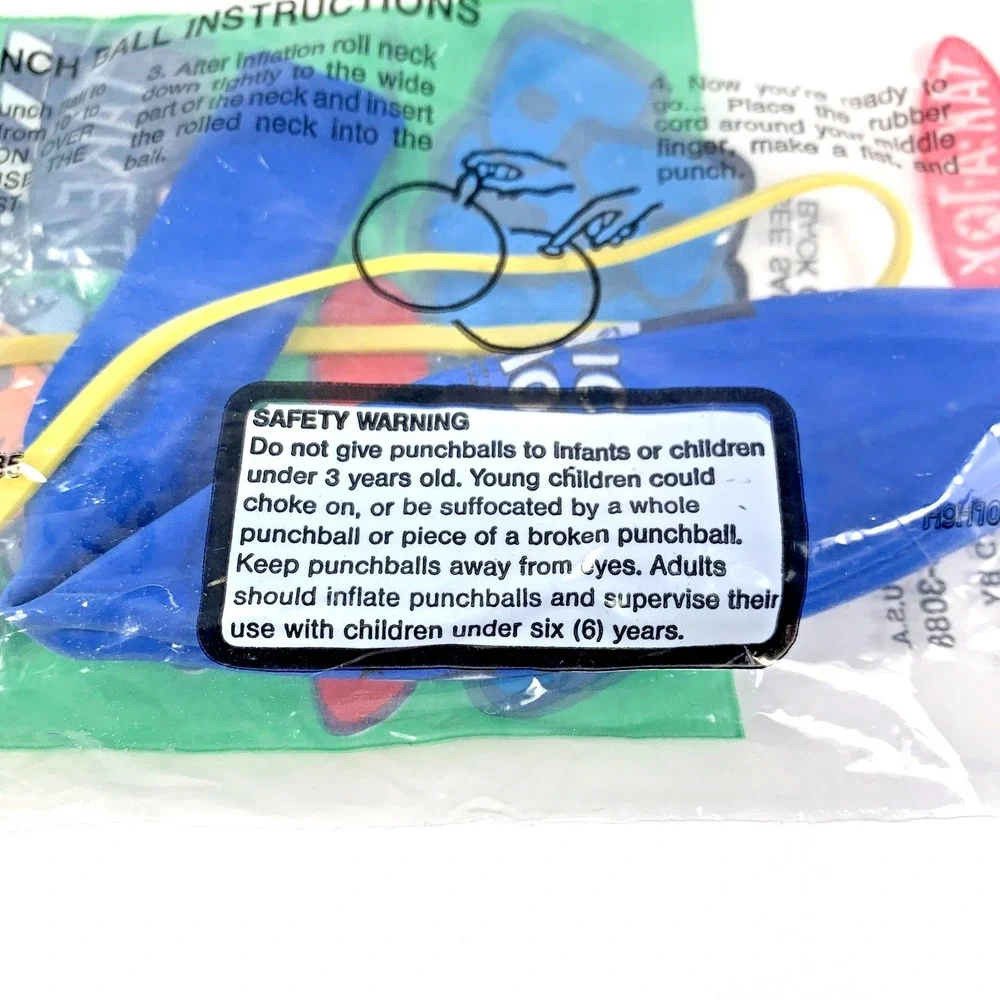 Vintage MICKEY MOUSE Walt Disney Tak A Toy Punch Ball 1988 USA‎ SEALED